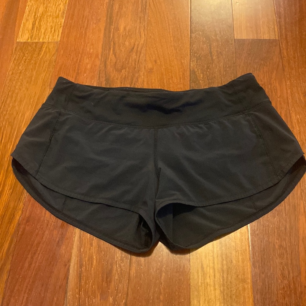 Lululemon speed up 2.5” short black
